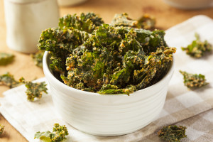 Homemade Green Kale Chips